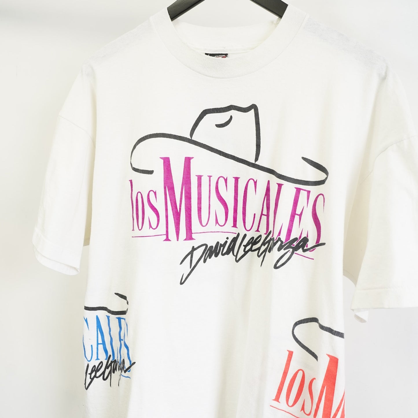 (XXL) Vintage David Lee Garza y Los Musicales 90s Tejano Band Tour T-Shirt Men's XXL