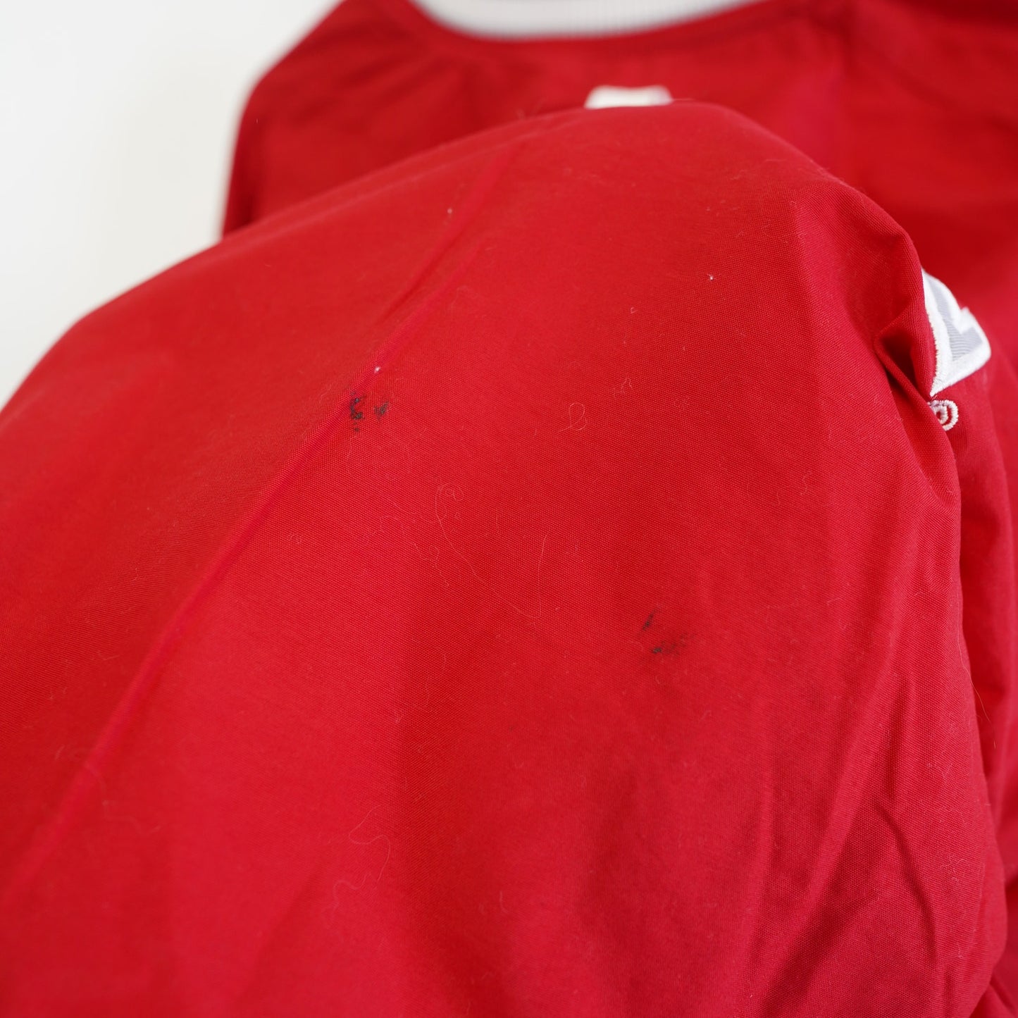 (XL) Vintage Ohio State Buckeyes Starter Pullover Windbreaker Men's XL Red 90s Sewn