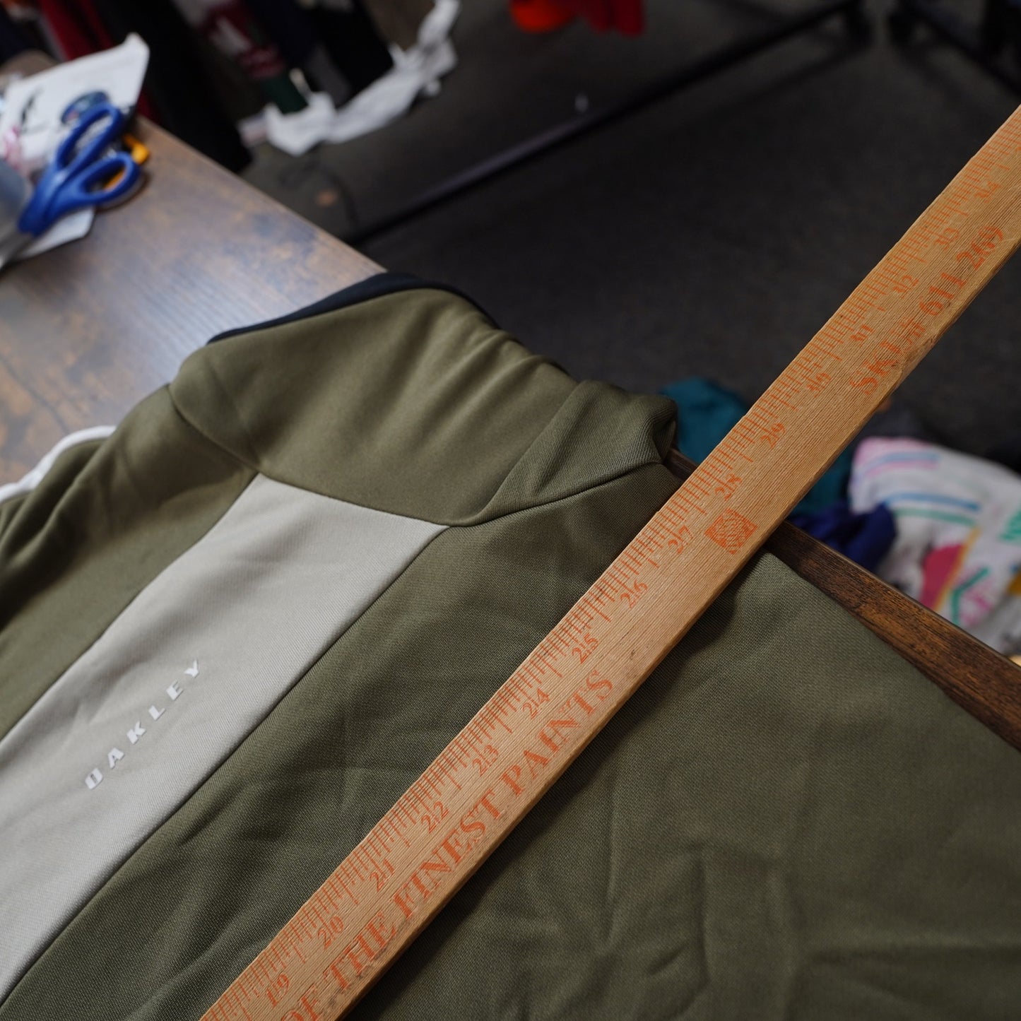 (XXL) Y2K Oakley Track Jacket Olive Green Men's 2XL Big Logo Hiking Tech Gorpcore 00s