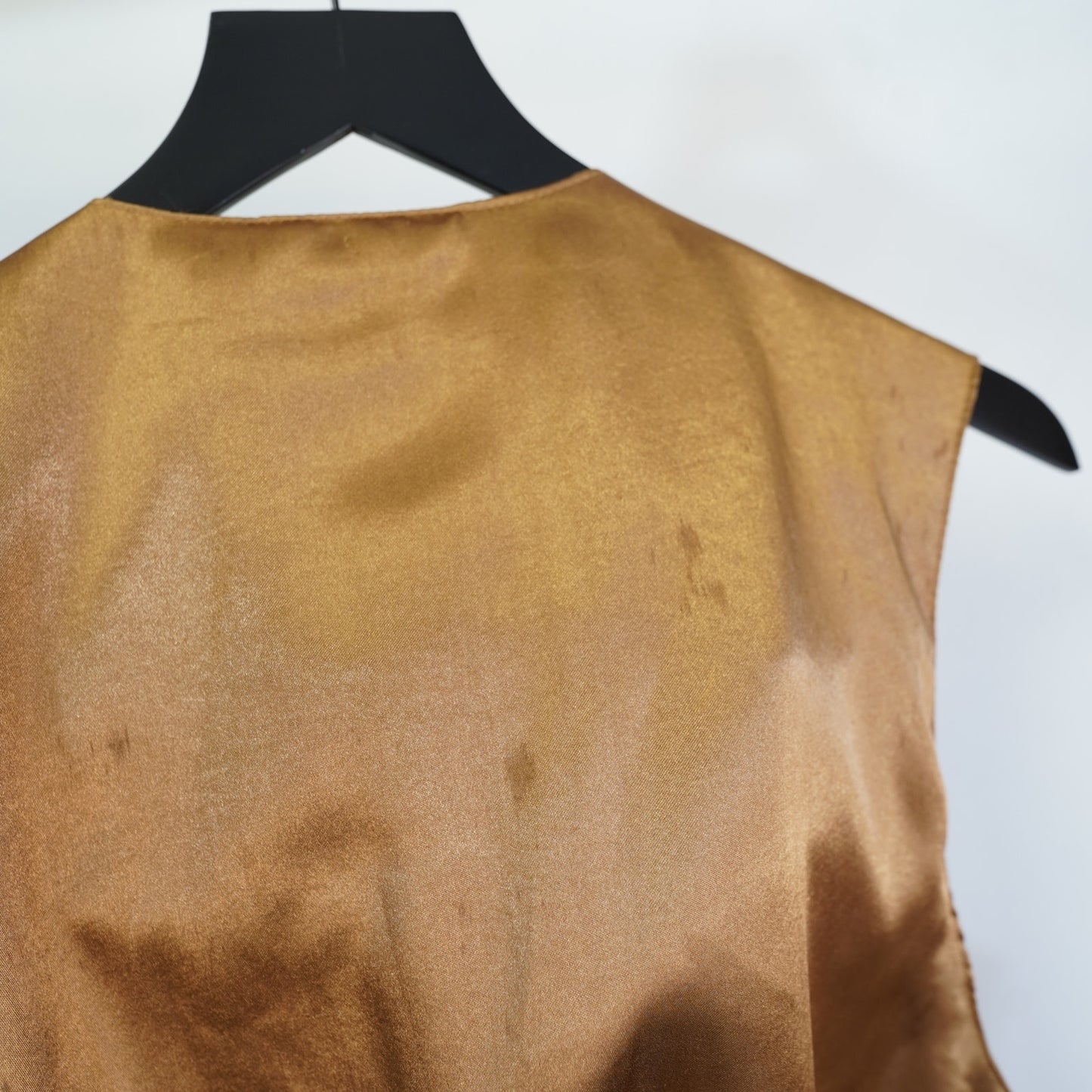 (L) Vintage Pelle Sport Western Suede Leather Vest Men's L Tan Cowboy 90s Indie