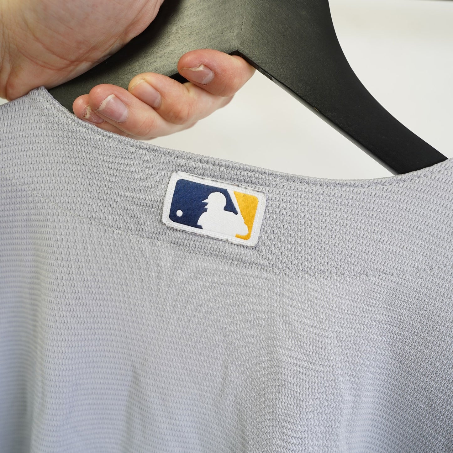 (XXL) Nike Milwaukee Brewers Sewn Baseball Jersey Men's 2XL Gray MLB Retro