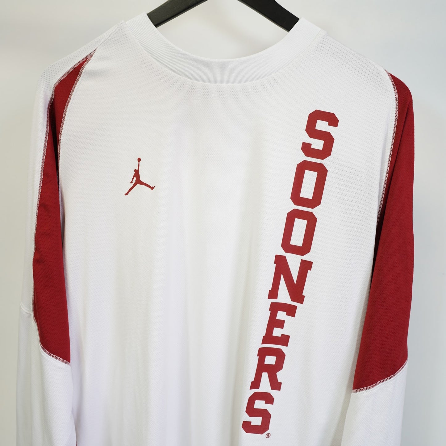 (XL) Oklahoma Sooners Air Jordan Basketball Shooting Long Sleeve T-Shirt Men's XL