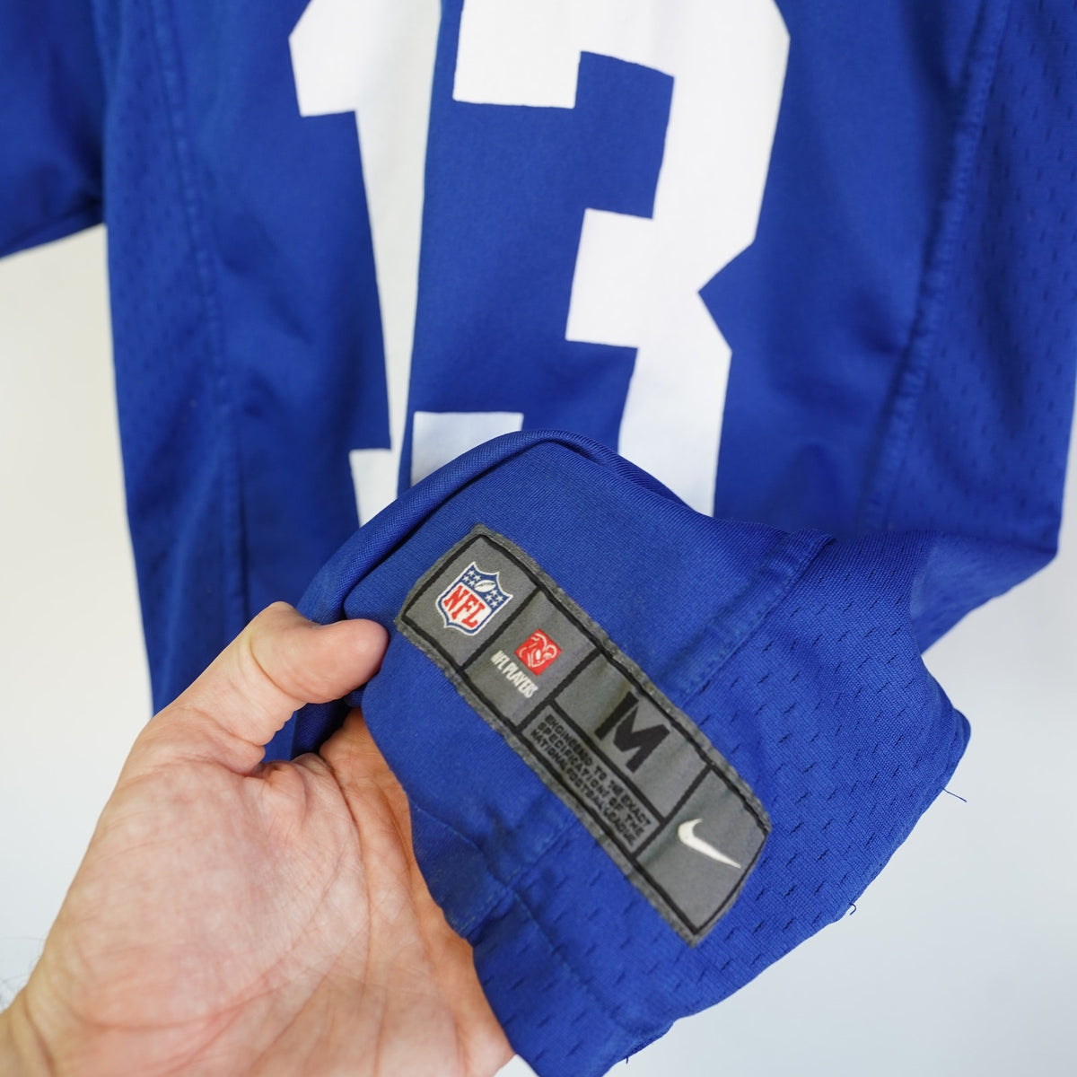 (Kids M) Nike Odell Beckham Jr. New York Giants Jersey Kids M Boys Youth Blue Retro