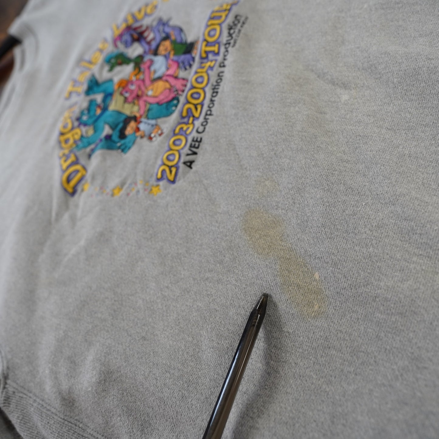 (XXL) Vintage Dragon Tales Champion Reverse Weave Sweatshirt Men's XXL Gray 90s