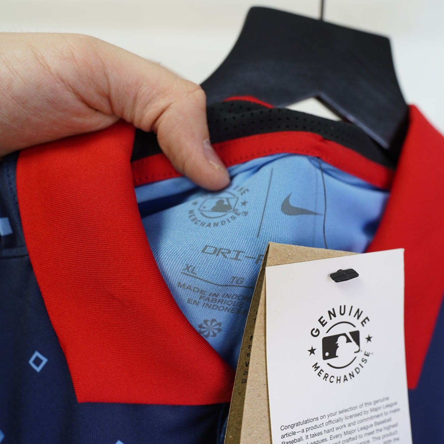 (XL) Nike St. Louis Cardinals Legacy Icon Vapor Dri-FIT Polo Shirt Men's XL Blue New