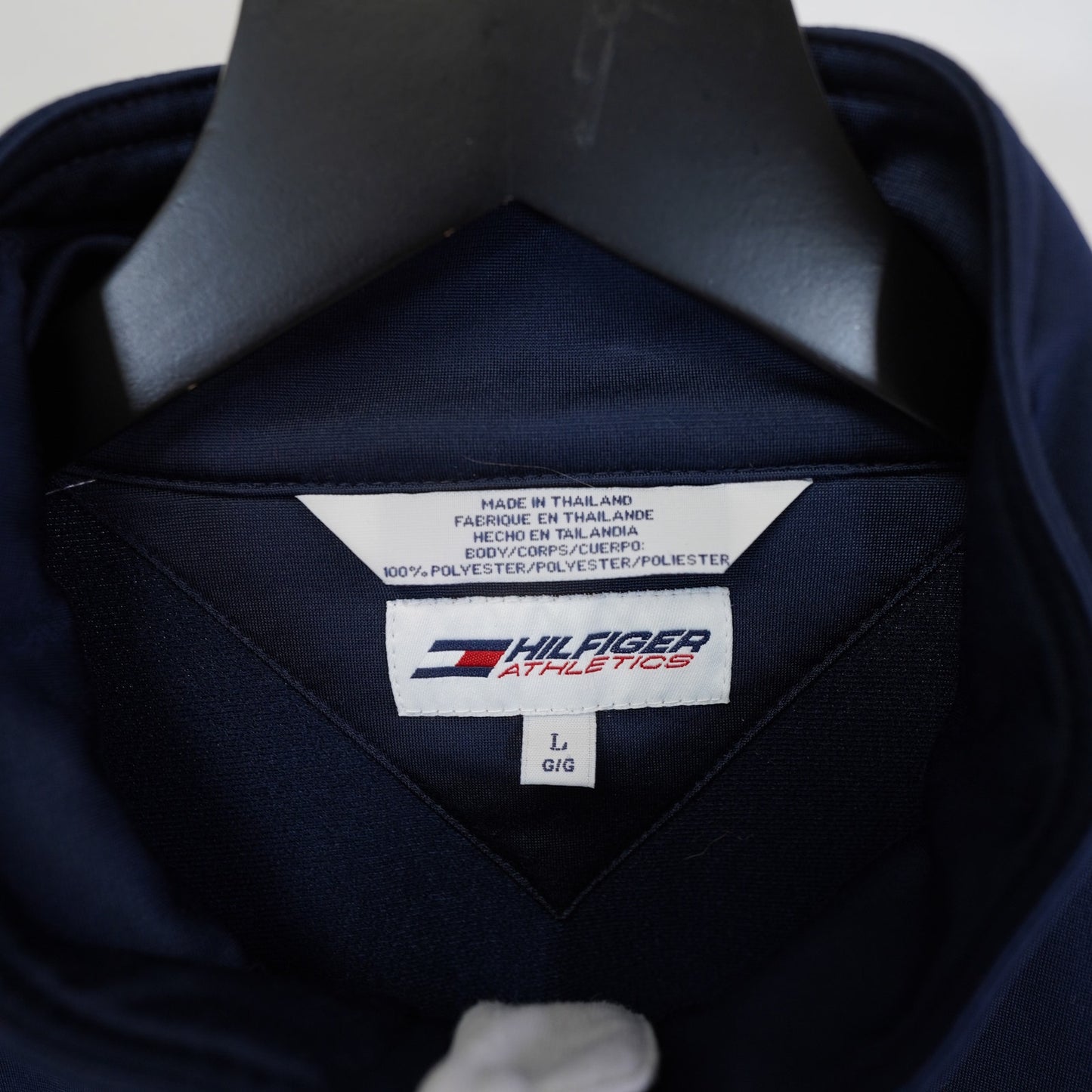 (L) Vintage Tommy Hilfiger Athletics Full Zip Track Jacket 2000s Y2K