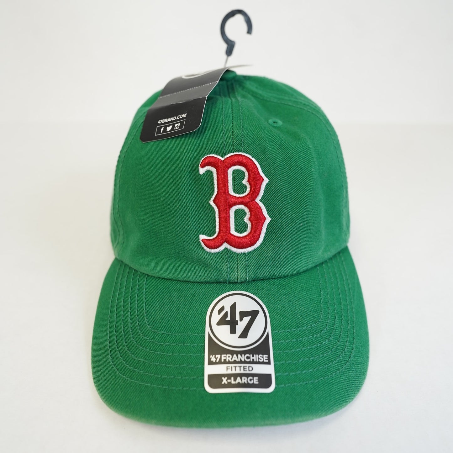 (XL) Boston Red Sox '47 Green Franchise Fitted Hat Men's Sz. XL New w/Tags