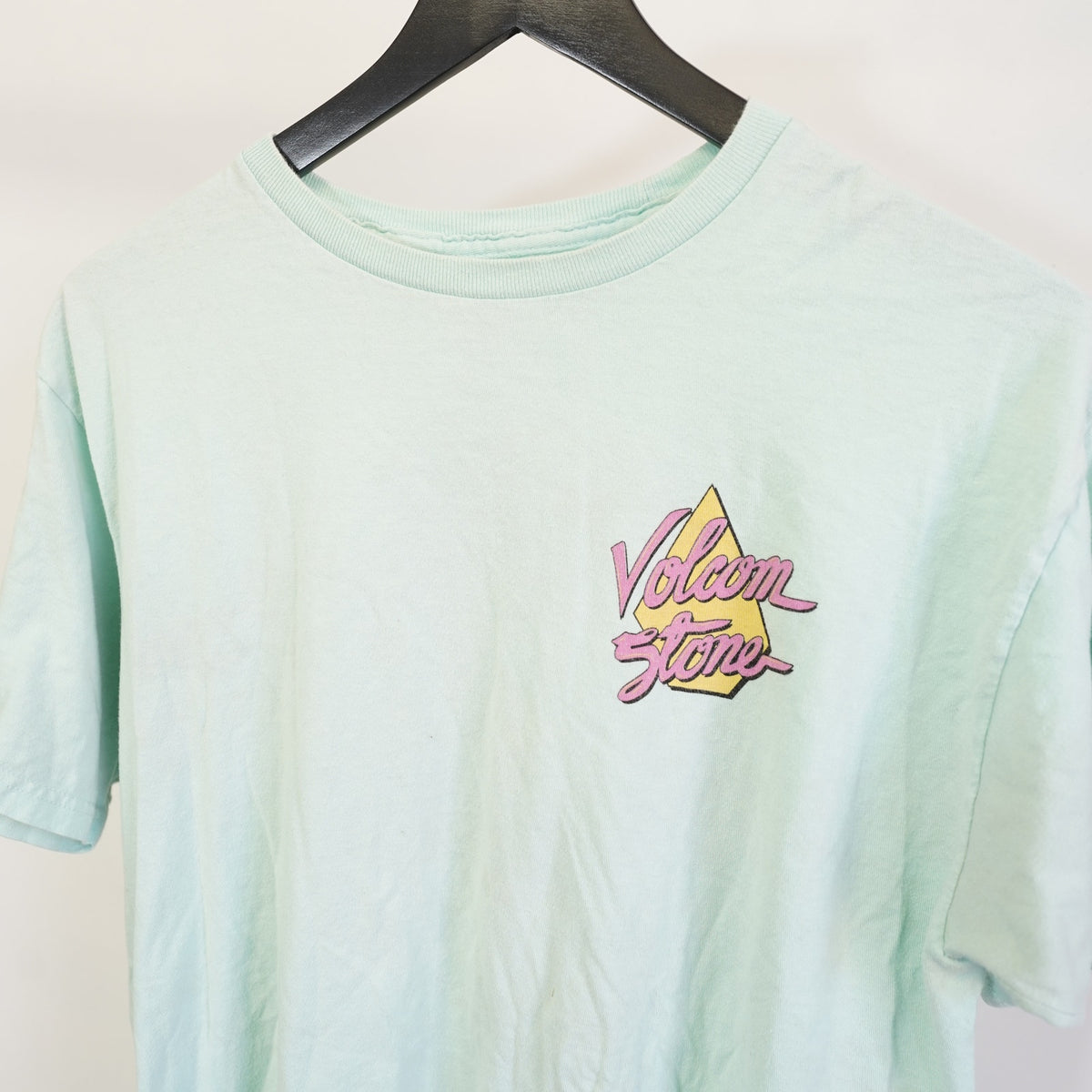(M) Volcom Stone 2000s Vintage Surf T-Shirt Y2K Skate Men's M Blue Tropical