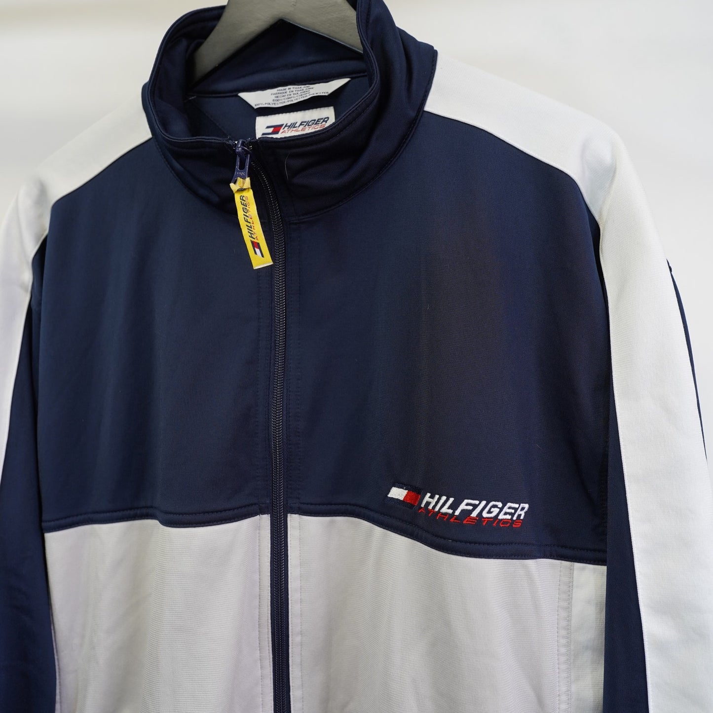 (L) Vintage Tommy Hilfiger Athletics Full Zip Track Jacket 2000s Y2K