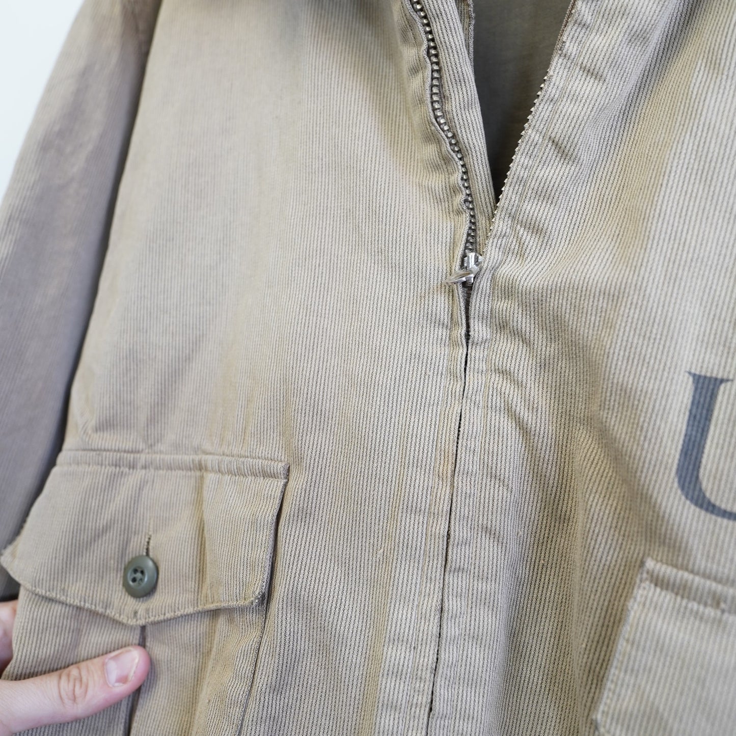 (L) Vintage US Navy Willis & Geiger Aeronautic Pilot Bomber Jacket Men's Sz 44 Tall