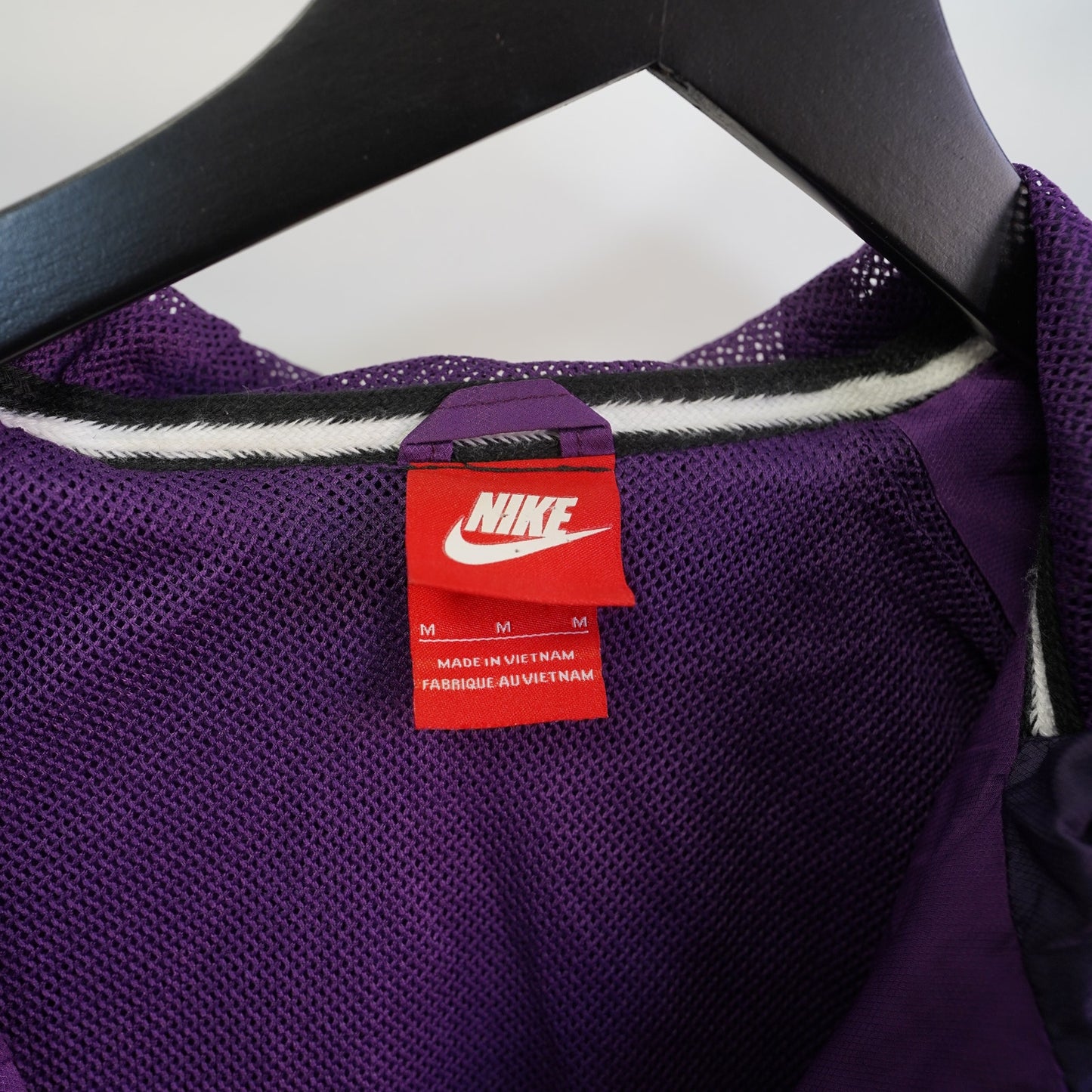 (M) Nike Manchester City FC Purple Windbreaker Jacket Men's M Warm Up Tech