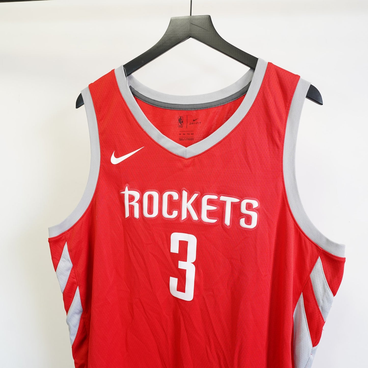 (2XL) Vintage Chris Paul Nike Houston Rockets Basketball Jersey Men's 2XL Red Retro