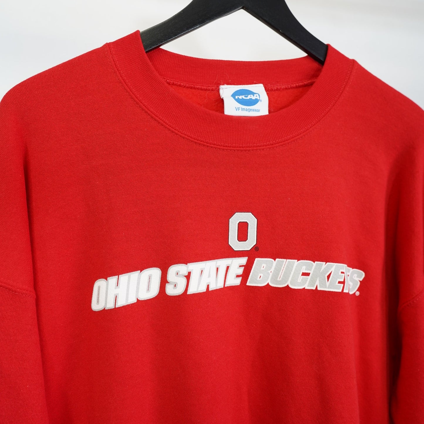 (XL) Vintage NCAA Ohio State Buckeyes Crewneck Sweatshirt Men's XL Red