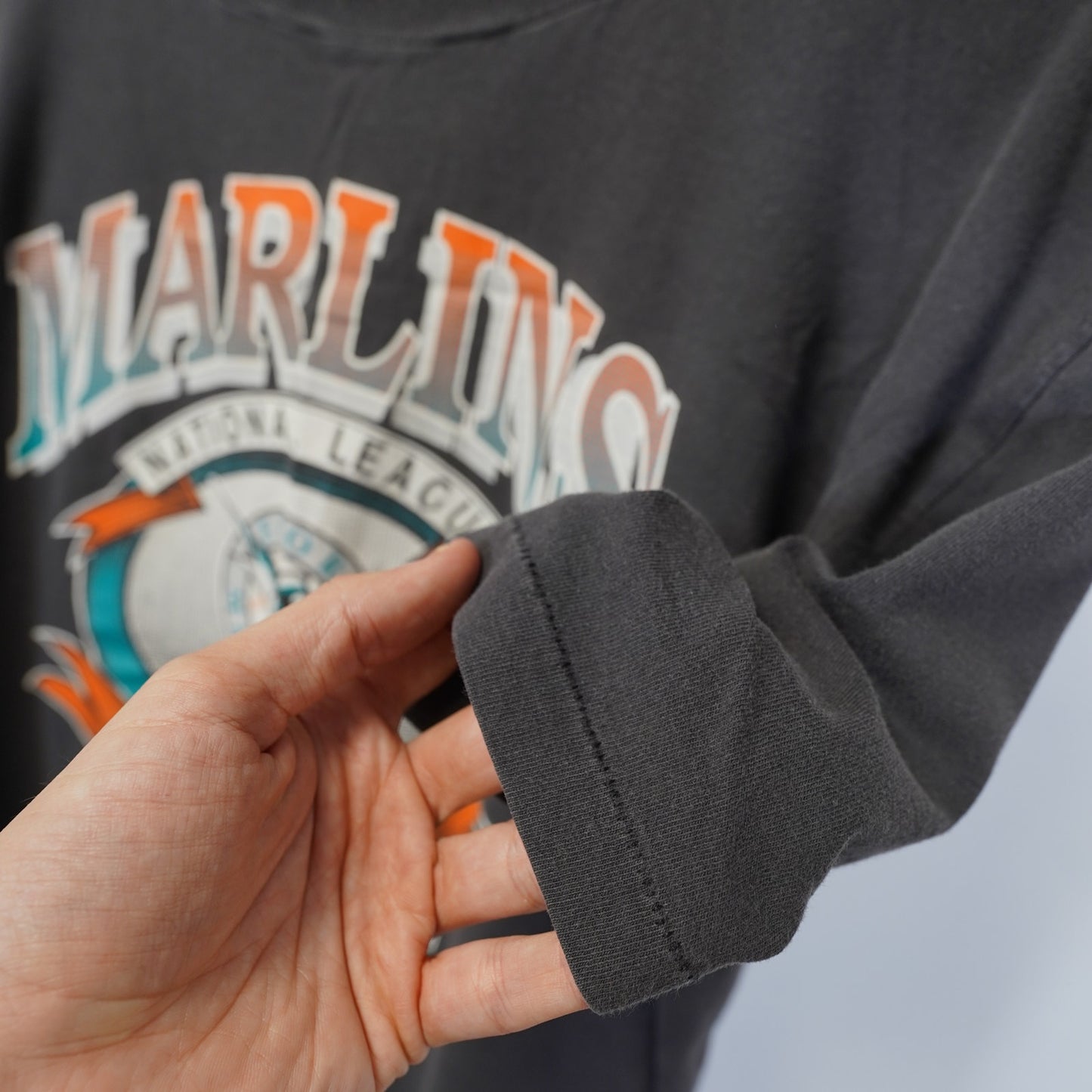 (XL) Vintage Florida Marlins Single Stitch T-Shirt MLB