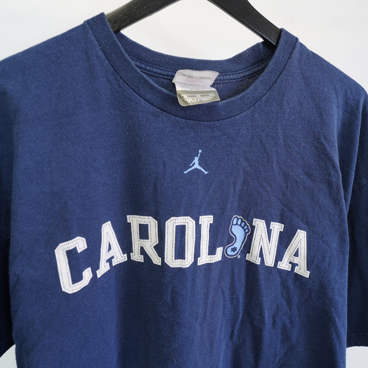 (XL) Vintage Team Nike Carolina Tar Heels Y2K Men's XL Navy Blue Jordan 2000s UNC