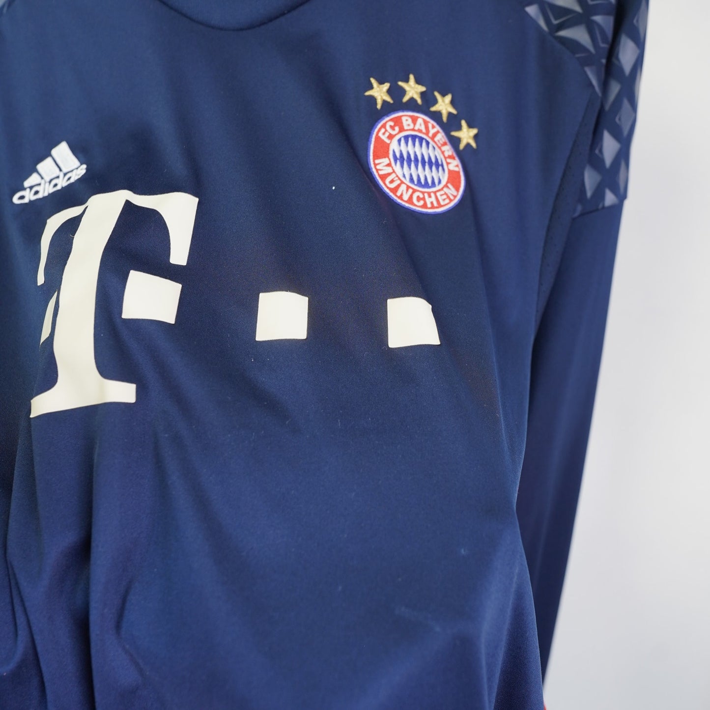 (XL) Adidas Bayern Munich Manuel Neuer Goalkeeper Soccer Jersey Mens XL Blue Football