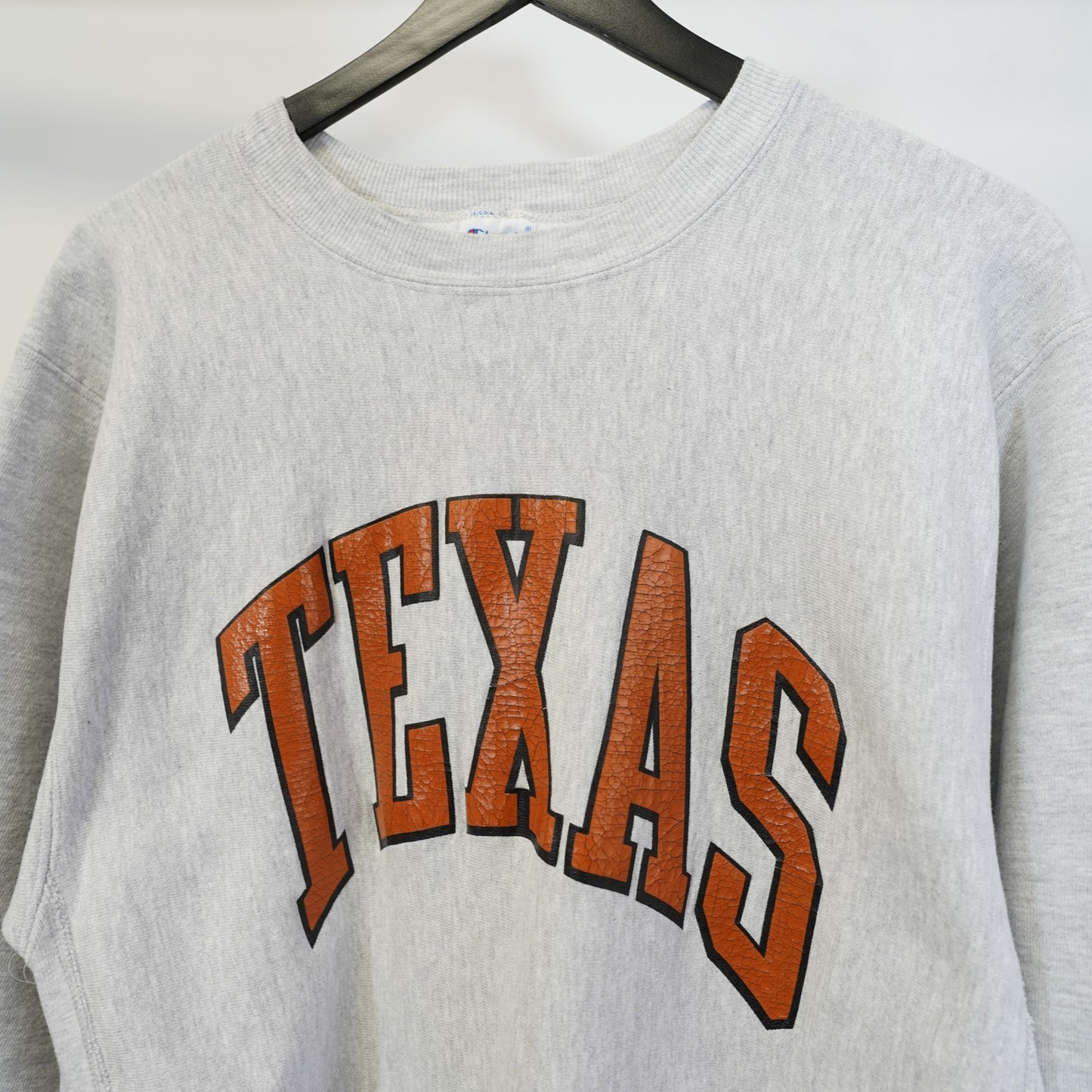 (L/XL) Vintage Texas Longhorns Champion Reverse Weave Sweatshirt Men's L/XL Gray