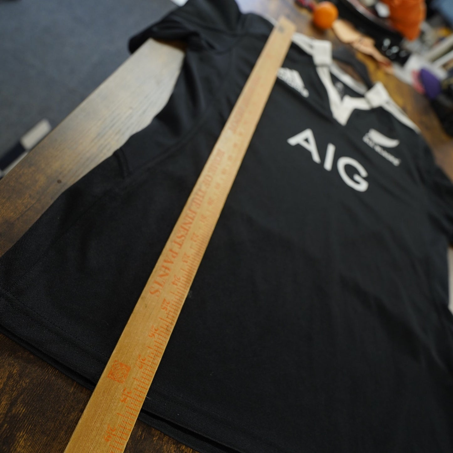 (M) Adidas New Zealand All Blacks 2013 Home Rugby Jersey Men's M Y2K Retro Black