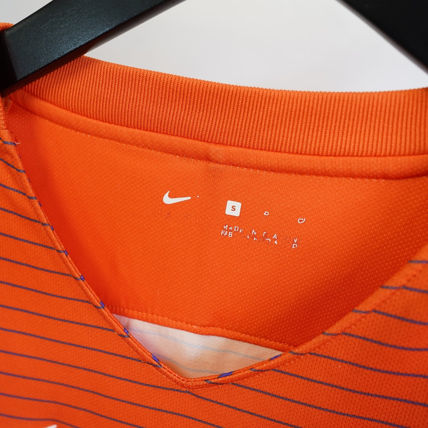(S) Nike Manchester City 2016-17 Leroy Sané Third Jersey Men's S Orange Purple Retro