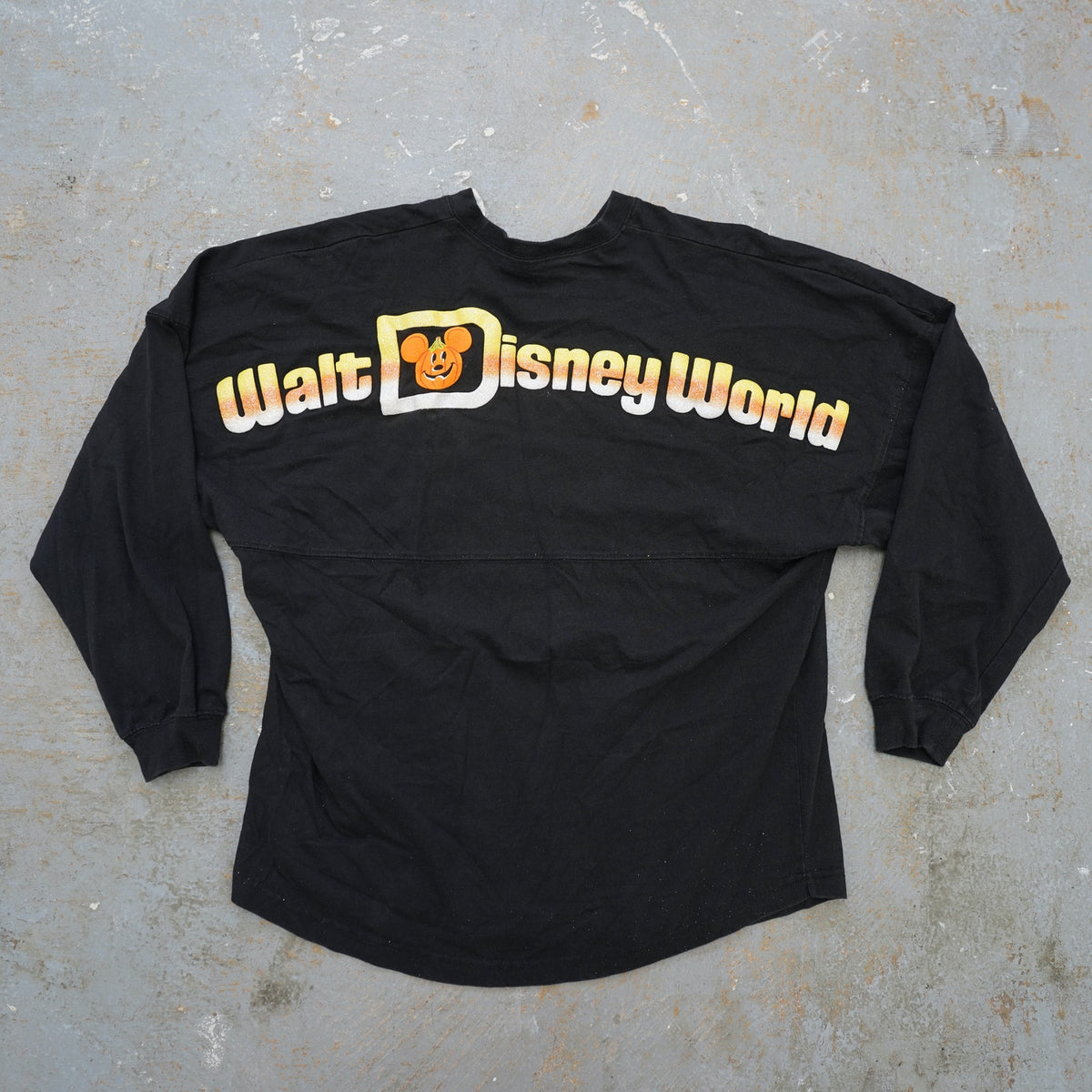 (M) Walt Disney World 2019 Halloween Candy Corn Spirit Jersey Size M Black Orange