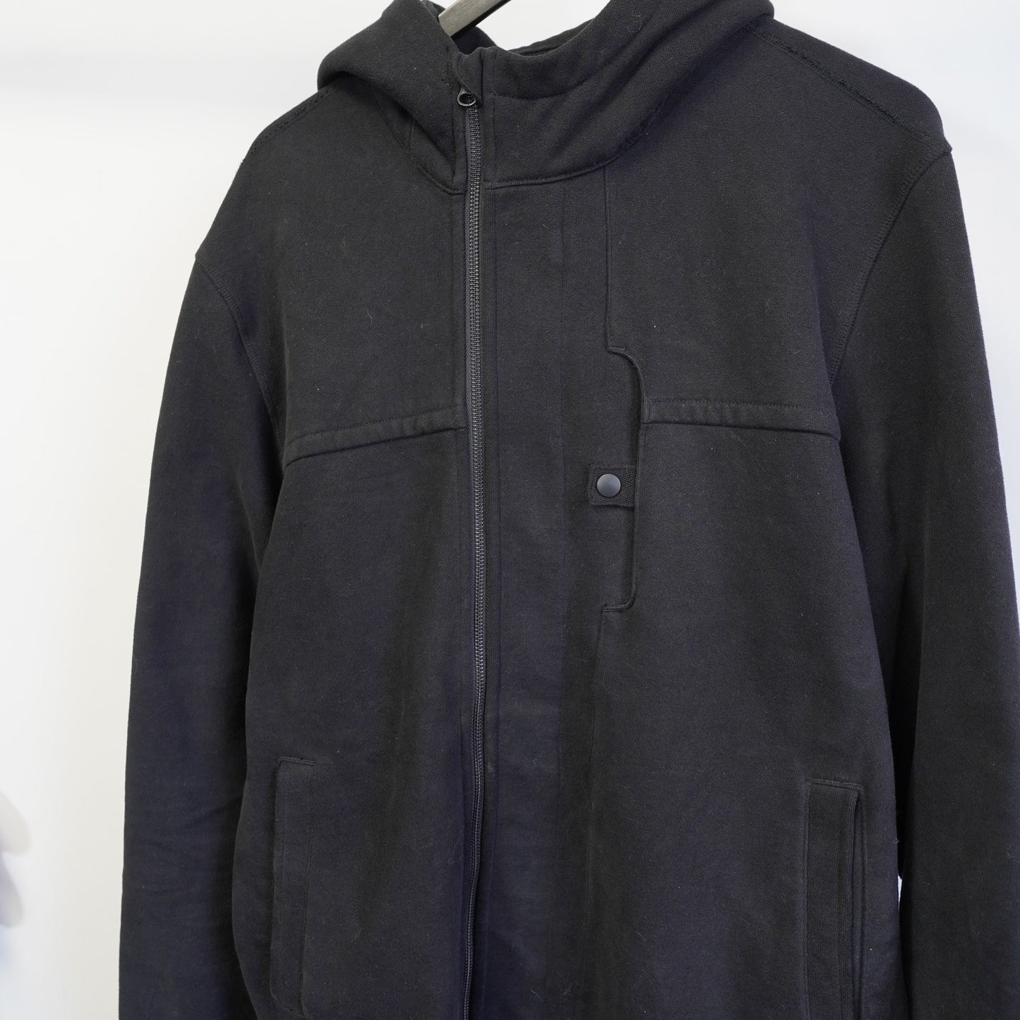 (XL) Lululemon West Coast Hoodie Asymmetrical Full Zip Men's XL Black Workout Gym