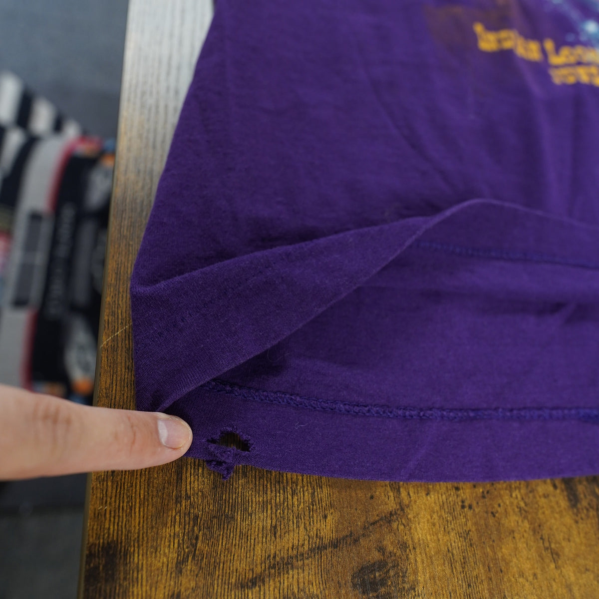 (L) Vintage Harley Davidson Motorcycles Indian Club Biker T-Shirt Men's L Purple 90s