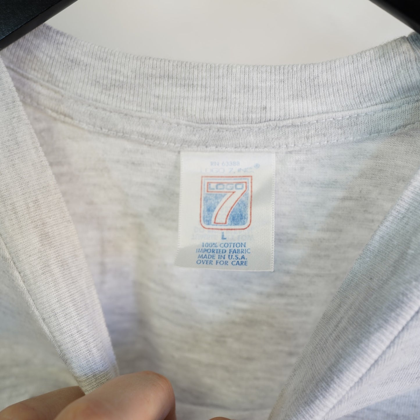 (M) Vintage Houston Rockets 1995 NBA Champions Single Stitch T-Shirt Men's M Gray