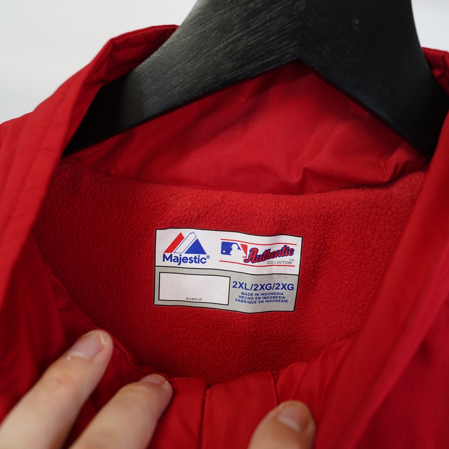 (XXL) Vintage St. Louis Cardinals Majestic Stitched Full Zip Jacket Men's 2XL Red Y2K