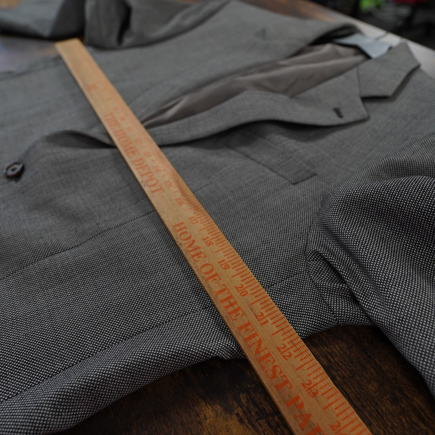 (L) Sz. 42 Ralph Lauren Mens Wool Suit Jacket Birdseye Gray Sportscoat Blazer