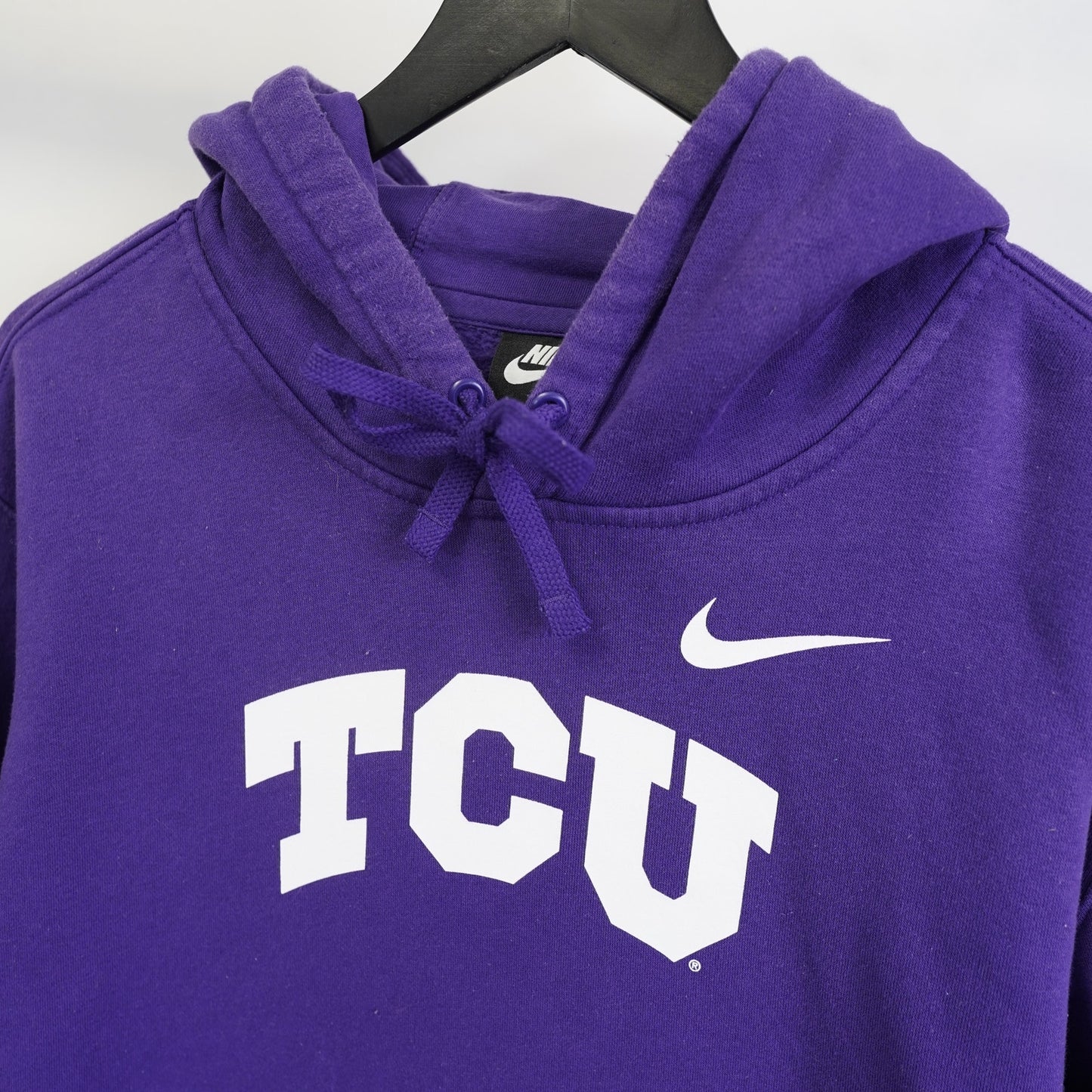 (XL) Nike TCU Horned Frogs Pullover Hoodie Men's XL Purple White