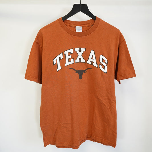 (L) Vintage University of Texas Longhorns T-Shirt Men's L Alstyle Orange Hook Em