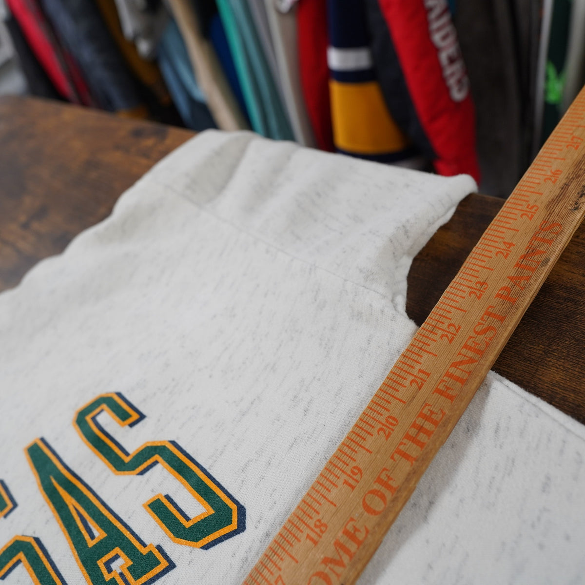(M) Vintage Arkansas Tech 90s Sweatshirt Men's M Heather Gray White Arch Pullover