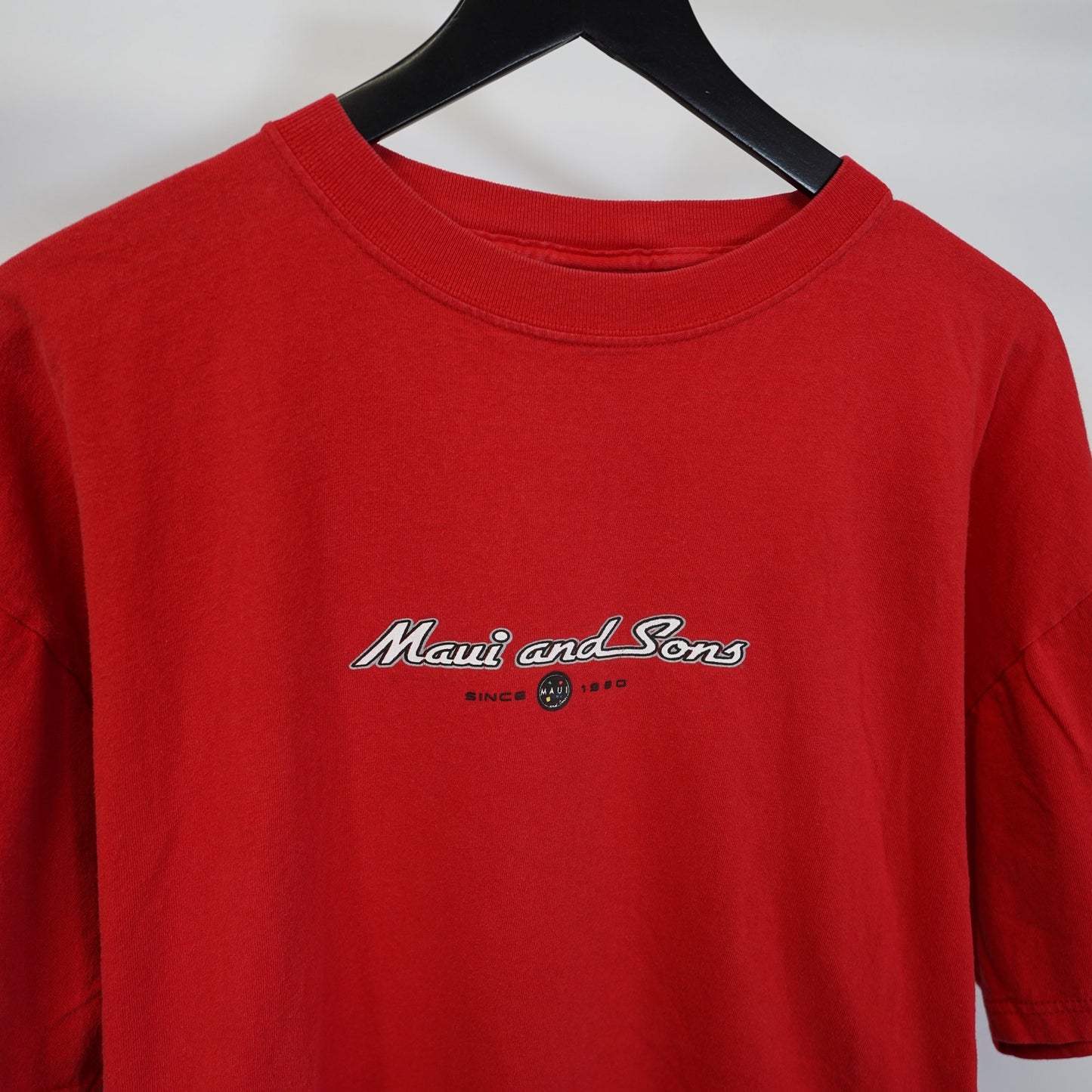 (XL) Vintage Maui and Sons Y2K Surf T-Shirt Men's XL Red Skate 2000s