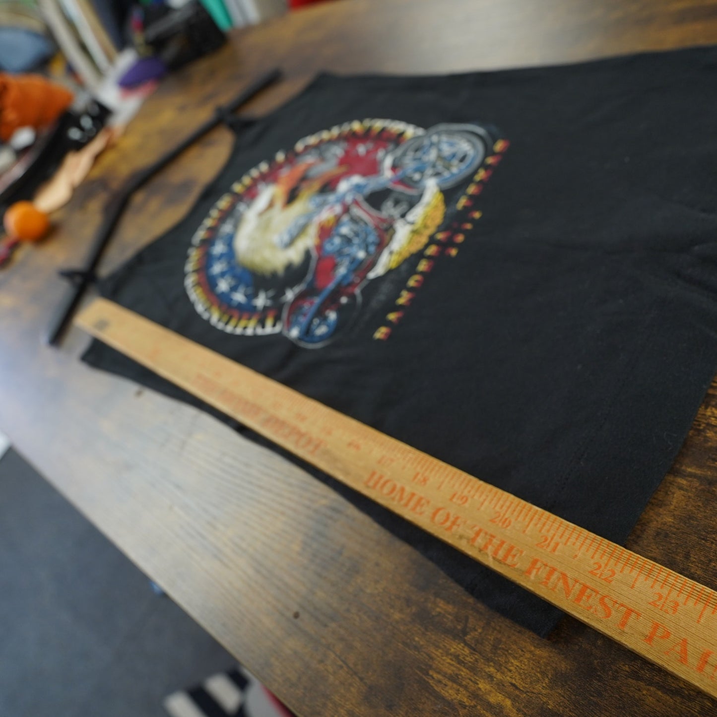 (Women's XL) Vintage Bandera Texas Biker Rally Tank Top Women's XL Y2K 2000s Motorcycle