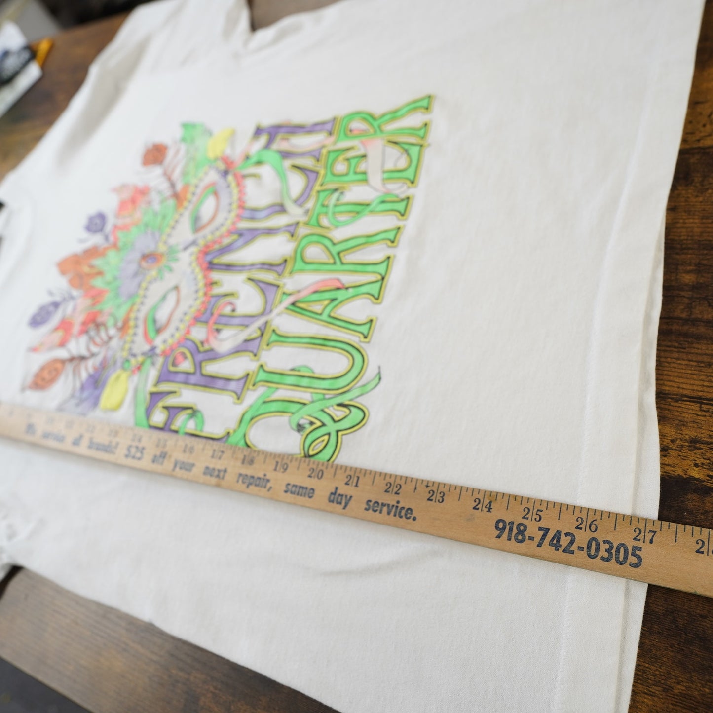 (XL) Vintage French Quarter New Orleans Mardi Gras T-Shirt Single Stitch Men's XL 90s