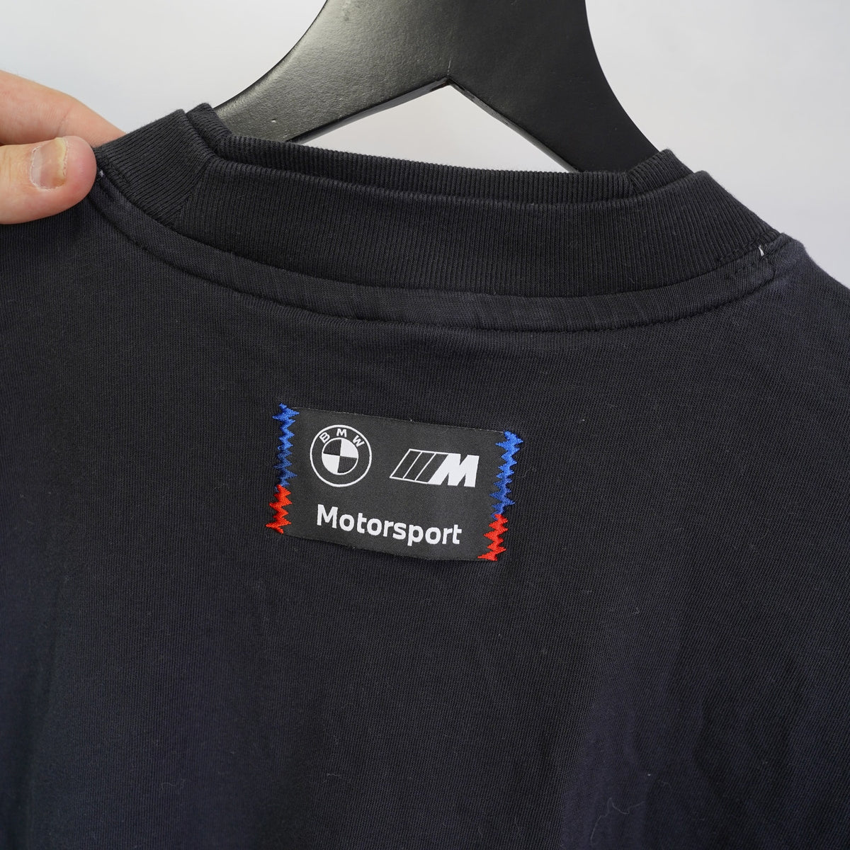 Puma(M) BMW M Motorsport Garage Crew Neck Short Sleeve T-Shirt Men's M Black