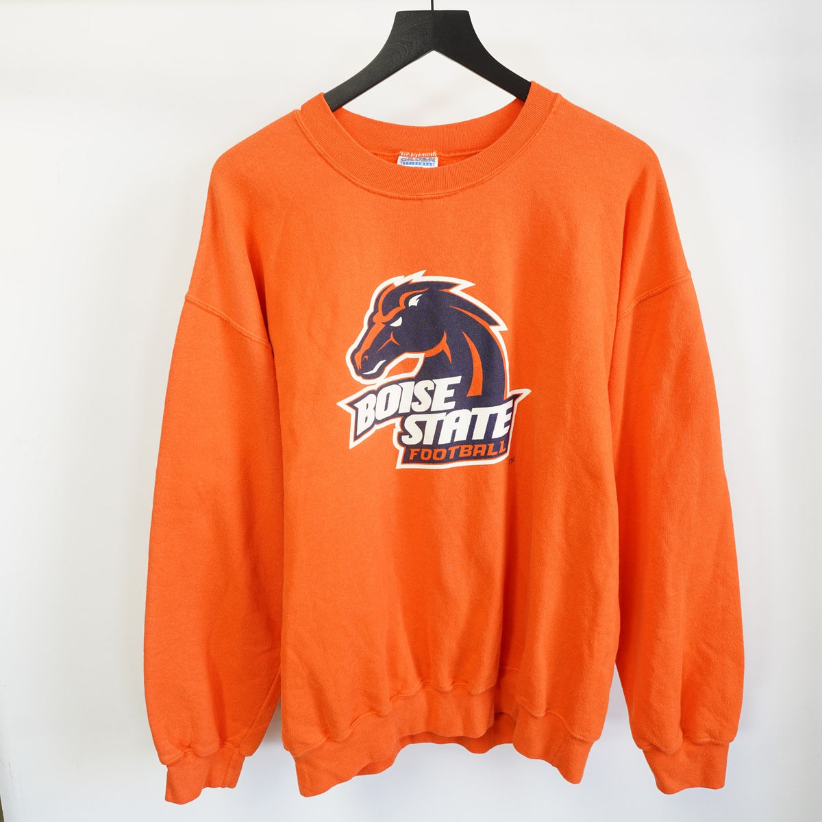 (L) Vintage Boise State Broncos 90s Crewneck Sweatshirt Men's L orange Blue Retro