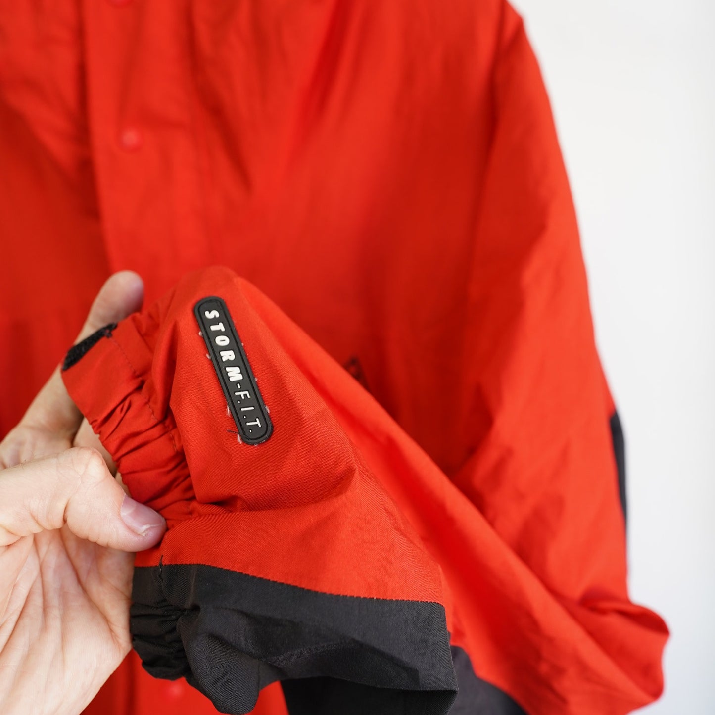 (L) Vintage 90s Nike Acg Storm-Fit Mountain Parka Jacket Men's L Red Orange Tech