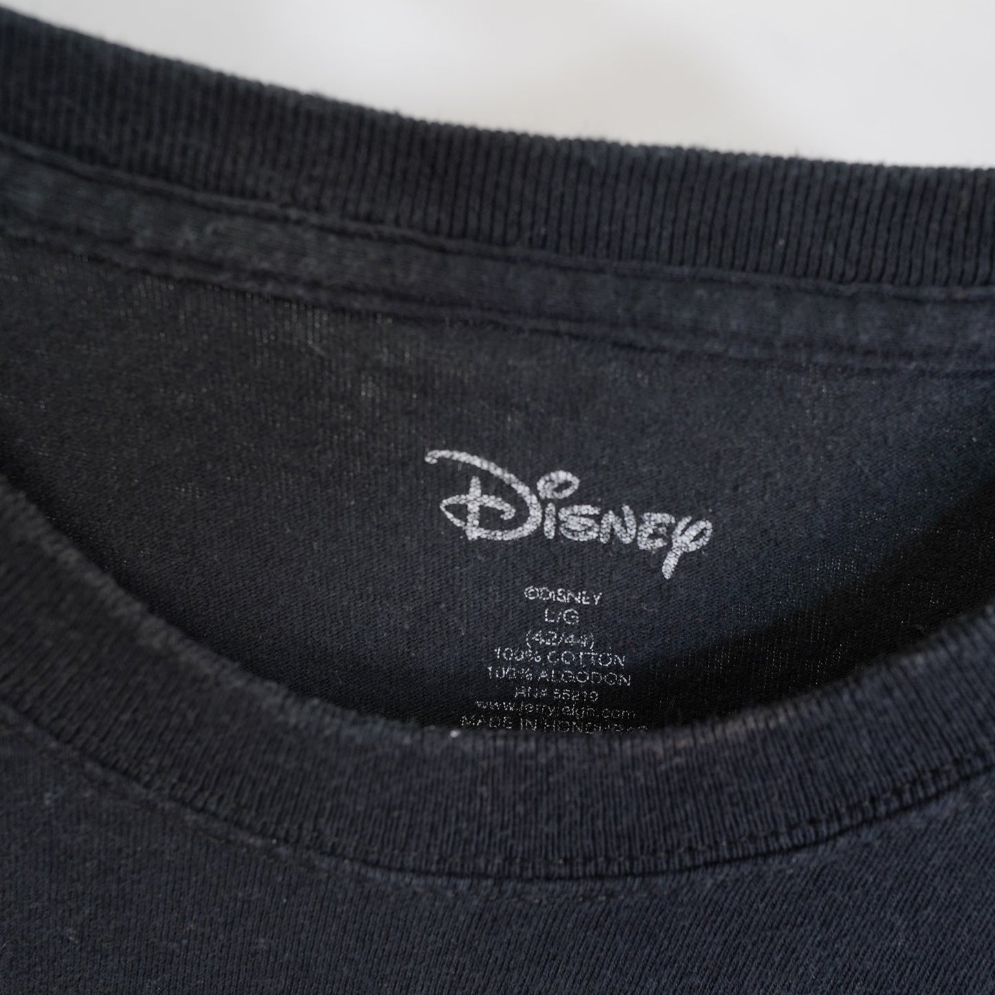 (L) Disney Grumpy Snow White 7 Dwarves T-Shirt Men's L Black Retro