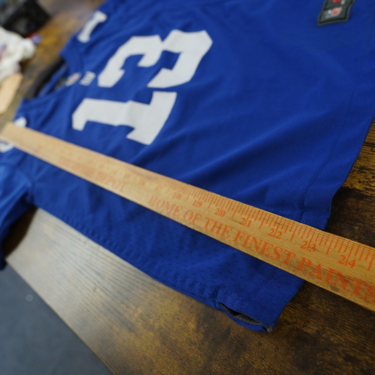 (Kids M) Nike Odell Beckham Jr. New York Giants Jersey Kids M Boys Youth Blue Retro