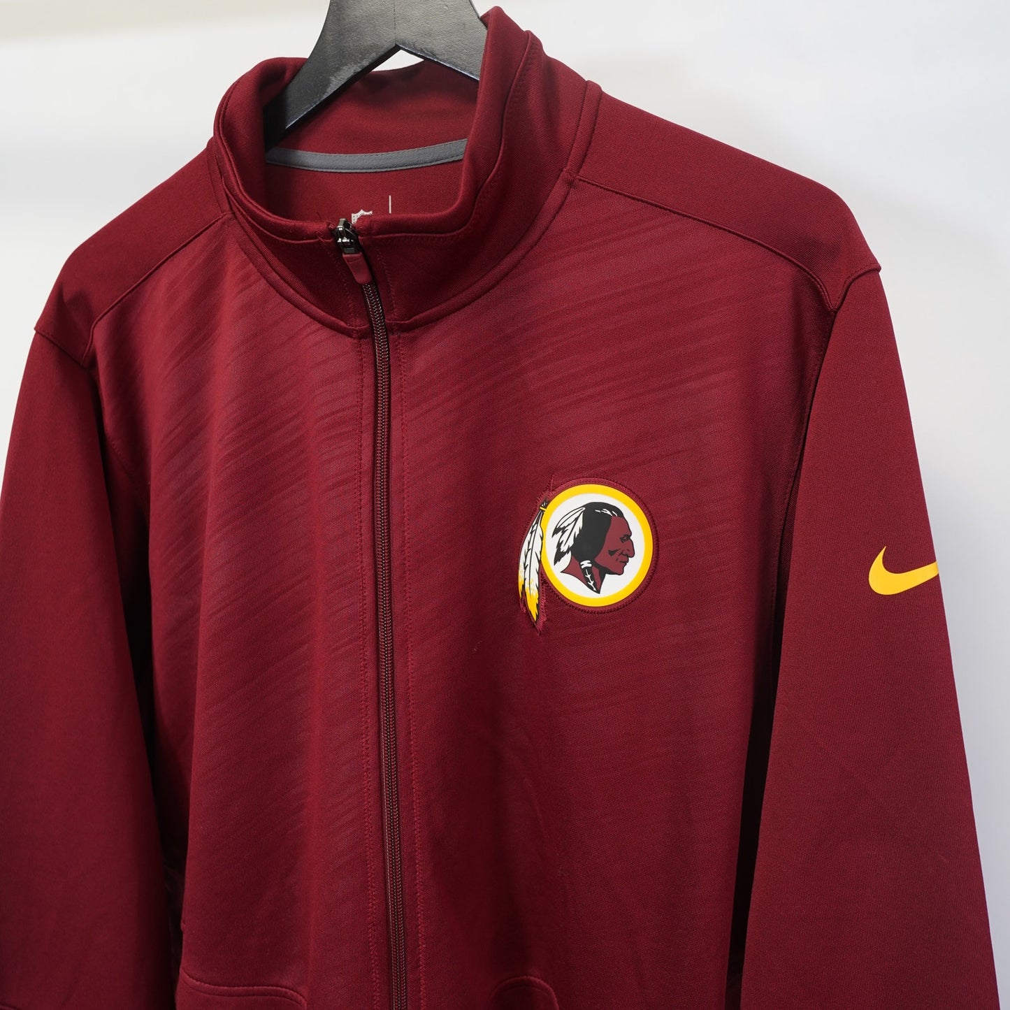 (XL) Nike Washington Redskins Full Zip Sideline Track Jacket Men's XL Commanders Red