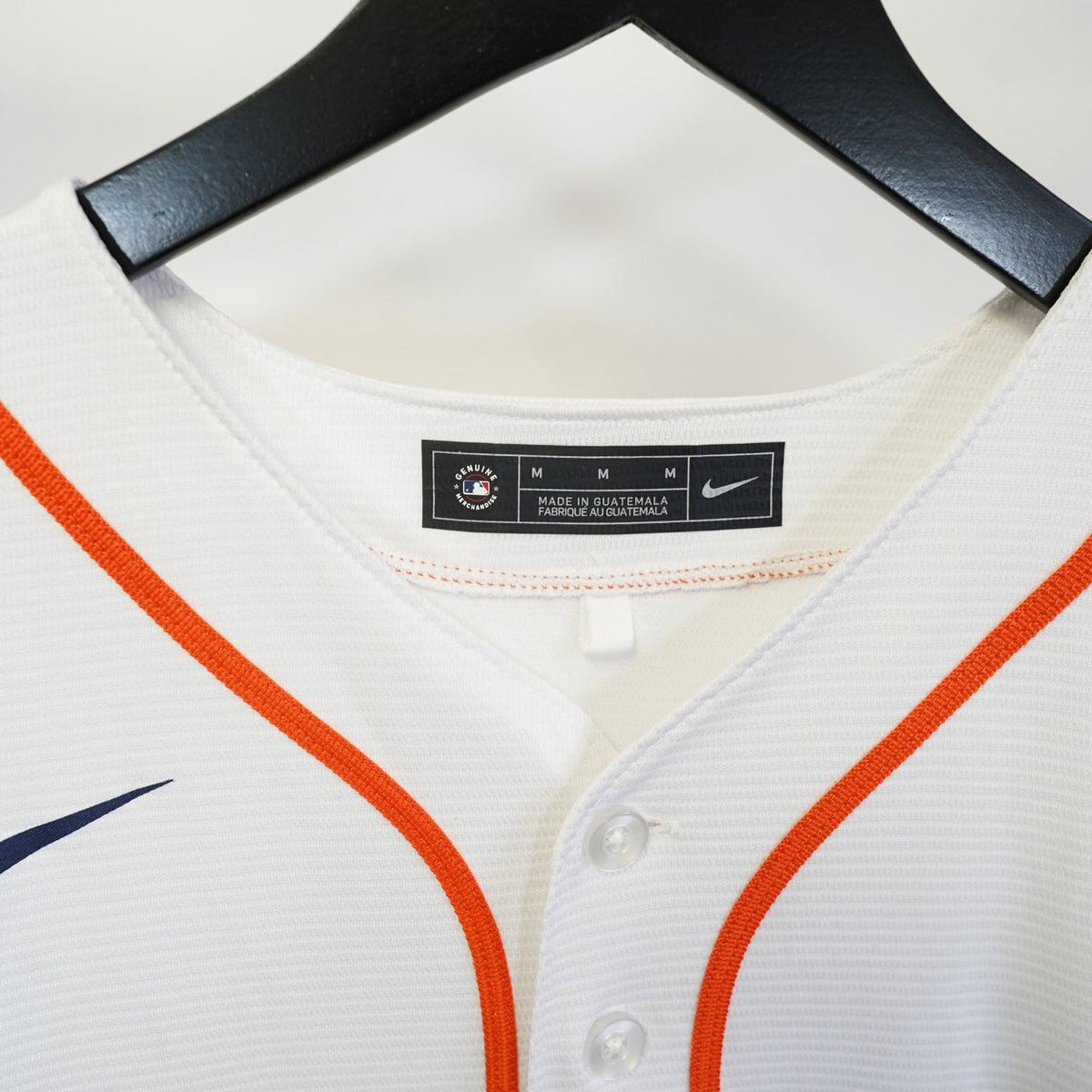 (M) Houston Astros Jeremy Pena Nike Baseball Jersey Sewn Men's M White Stitched