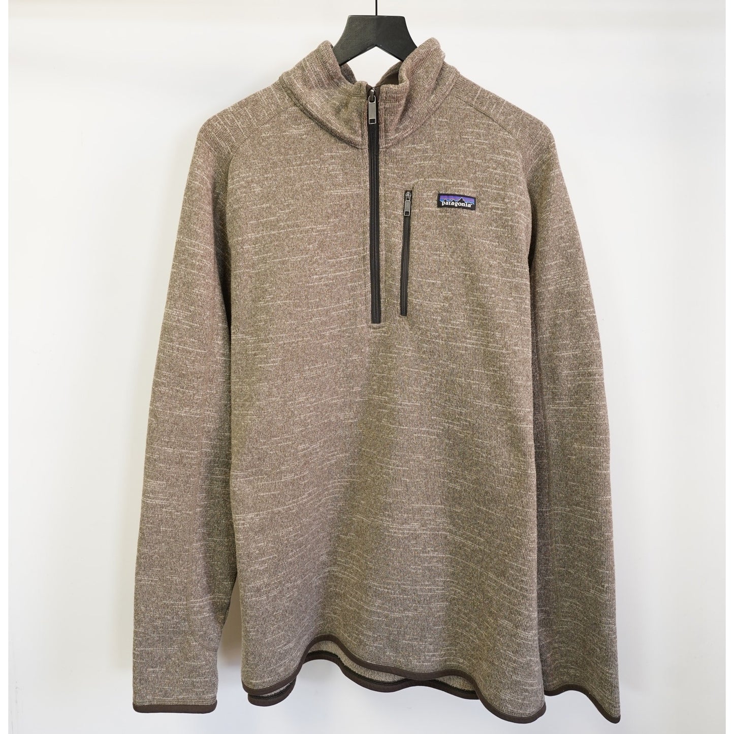 (XXL) Patagonia Better Sweater 1/4-Zip Fleece Pullover Men's XXL Brown Tan