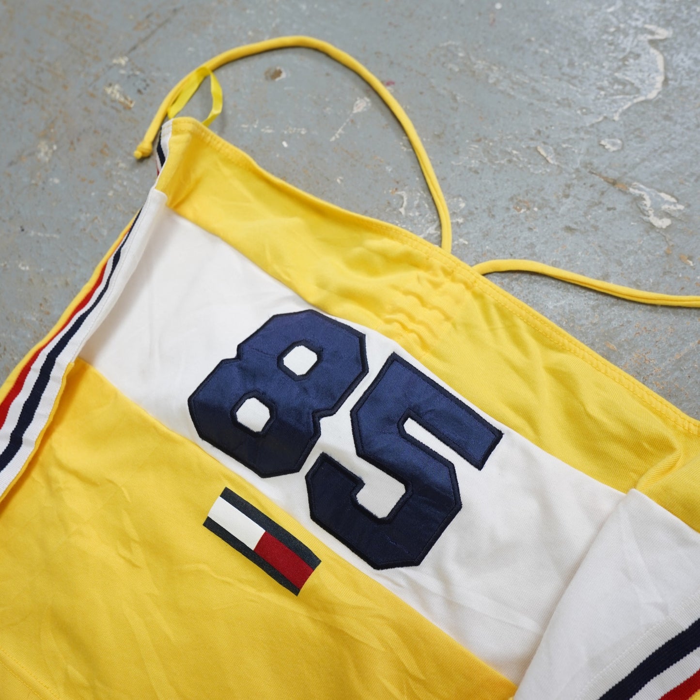 (Women's M) Vintage 90s Tommy Girl Jeans Hilfiger Tube Top Spaghetti Strap Shirt Women's M