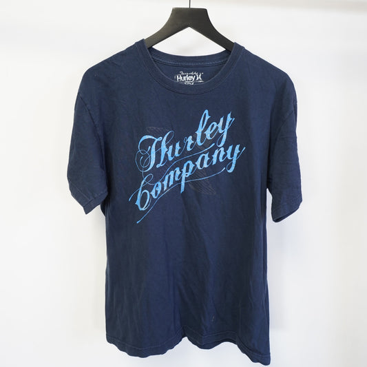 (L) Vintage Hurley Skate & Surf Co. Y2K T-Shirt Men's L Blue 2000s Mallcore