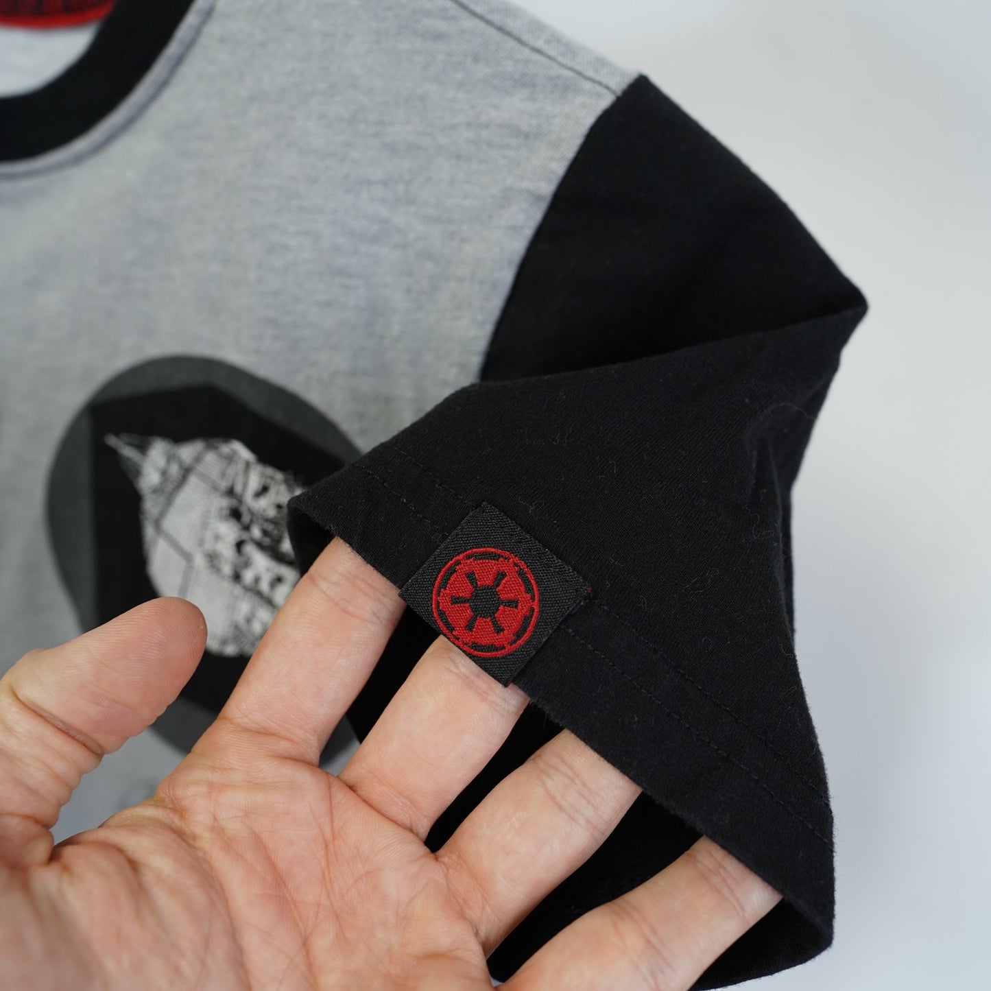 (Youth M) Vintage Lego Star Wars Storm Trooper T-Shirt Kids Sz. 8 Youth M Gray Black