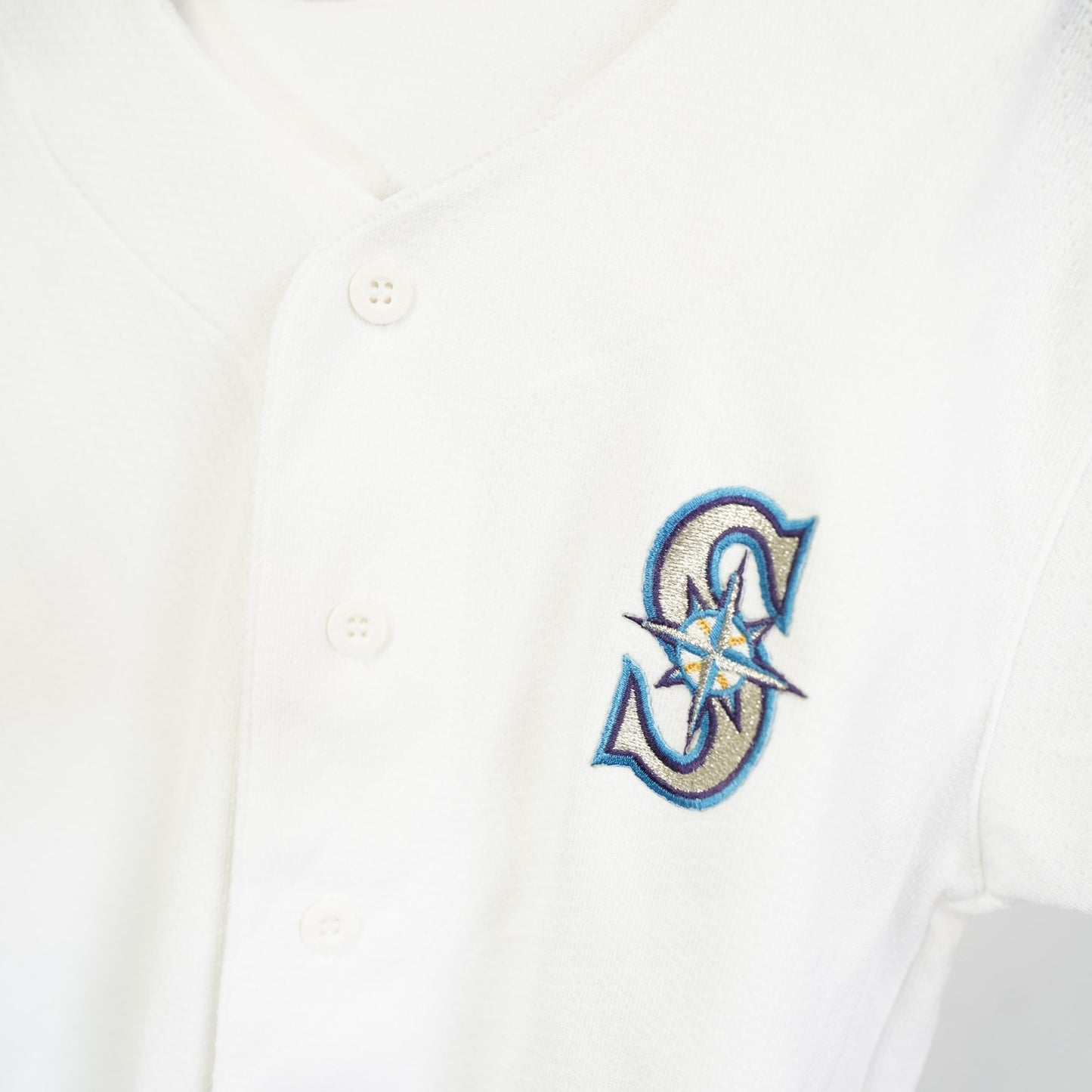 (Boys Sz. 5) Vintage Seattle Mariners Ichiro Suzuki Nike Baseball Jersey Boys Size 5 White