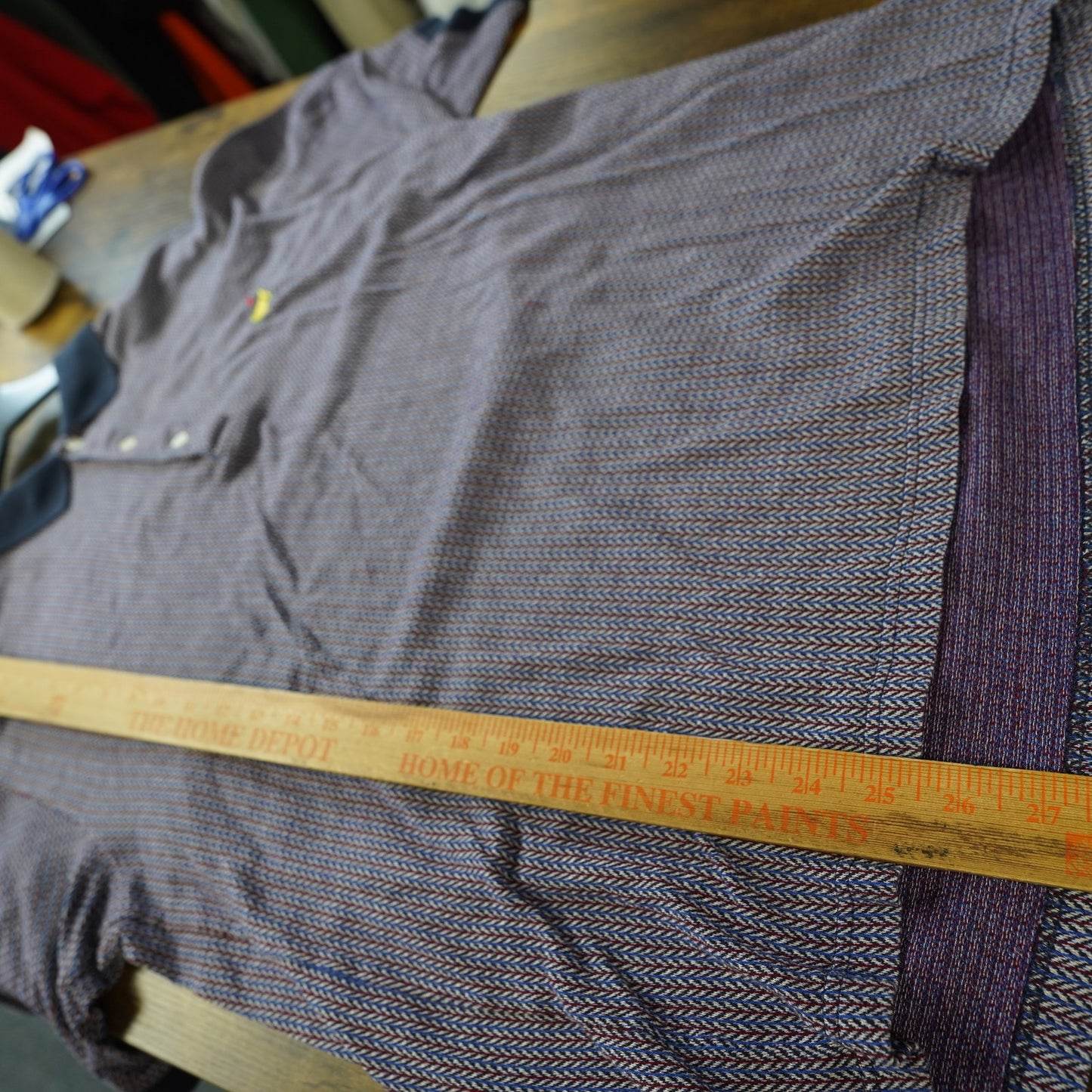 (L) Vintage The Masters Augusta National Golf Shop Polo Shirt Men's L 90s Retro Knit