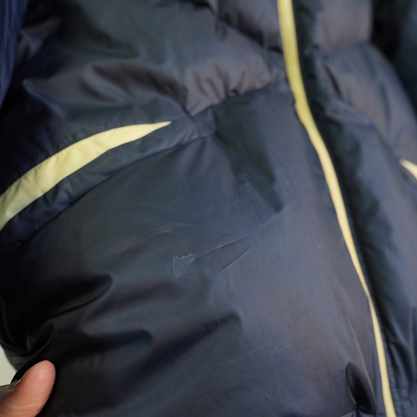 (L) Vintage Nike Tech Down Puffer Jacket Y2K Men's L 2000s Blue