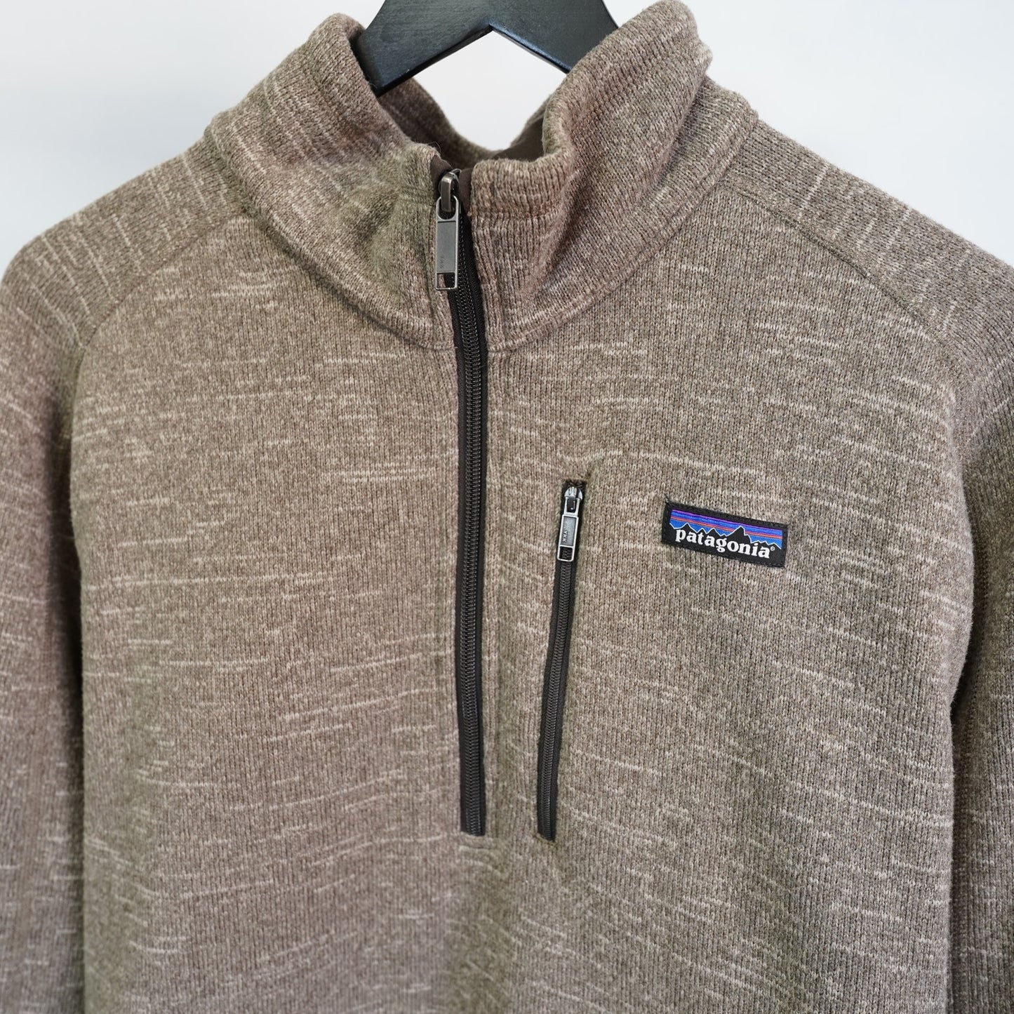 (XXL) Patagonia Better Sweater 1/4-Zip Fleece Pullover Men's XXL Brown Tan